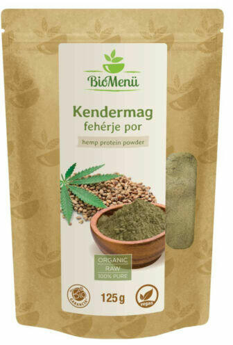 BioMenü BIO Kendermag fehérje por 125 g