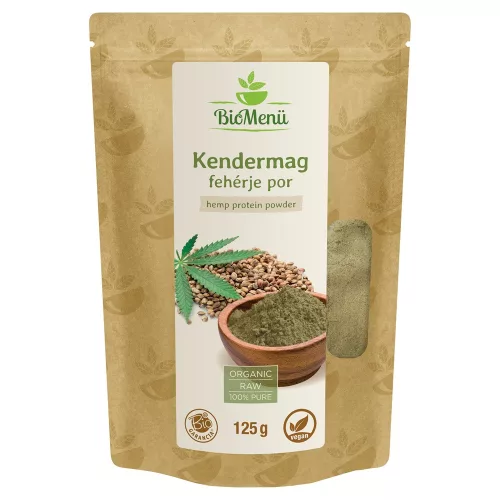 BioMenü BIO Kendermag fehérje por 125 g