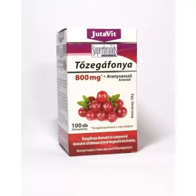 Jutavit tőzegáfonya 800mg + aranyvessző kivonat 100db