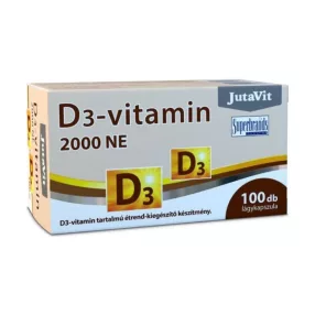 JutaVit D-vitamin 2000NE lágykapszula 100db