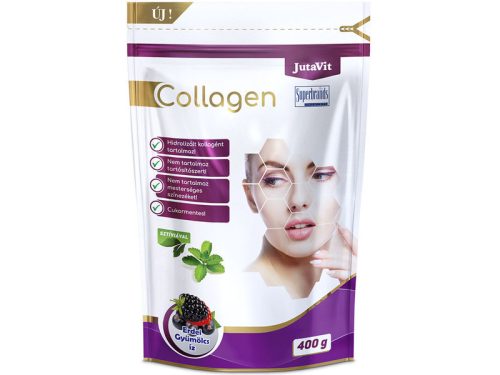 JutaVit Collagen Komplex italpor 400g Erdei gyümölcs ízben