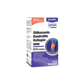   JutaVit Glükozamin+Kondroitin+MSM+Kolagén D+C vitamin tabletta 60db