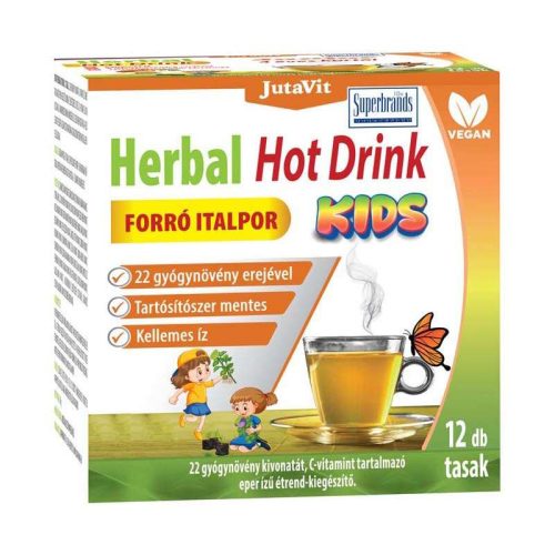 JutaVit Herbal Hot Drink Kids forró italpor gyerekeknek 12db