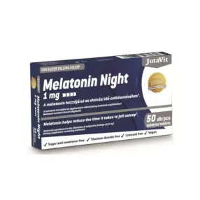 Jutavit melatonin night 1mg tabletta 50 db