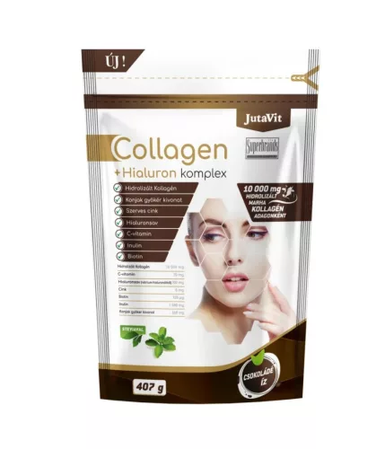 Jutavit collagen+hialuron komplex csokoládés kollagén por 407 g