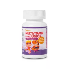   Netamin Multivitamin+vas JUNIOR rágótabletta Echinaceával 30db