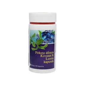  Big Star Fekete áfonya Kivonat & Lutein kapszula 500 mg x 60 db