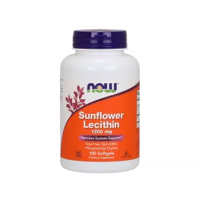 NOW Lecithin napraforgós 1200 mg 100 db kapszula