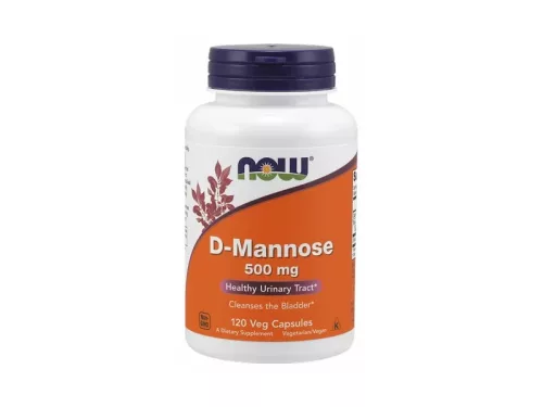 NOW D-Mannose 500 mg kapszula 120db