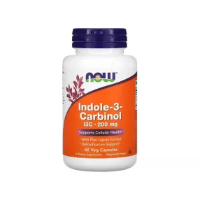 NOW Indole-3-Carbinol (I3C) 200mg 60db