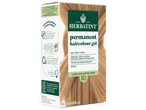 Herbatint 8d arany világos szőke hajfesték 170 ml