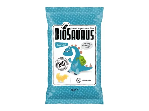 Biopont Biosaurus Kukoricás snack tengeri sós 50g