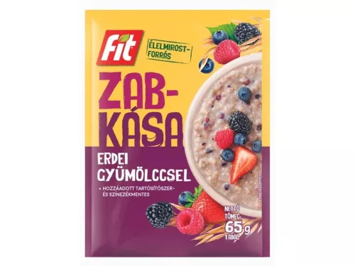 Fit reggeli zabkása erdei gyümölccsel 65 g