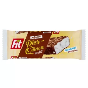 Fit puffasztott rizs-quinoa szelet tejcsokoládés 18 g