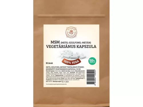 T.M. Tradíció Manufaktúra MSM vegetáriánus kapszula 90db