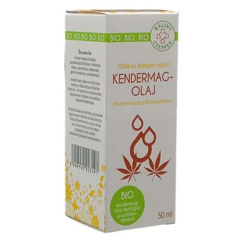 Bálint Bio Kendermagolaj 50ml