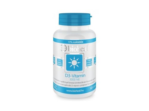 Bioheal D3-vitamin 3000 NE 3000 NE D-vitamin 70 db