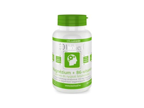 Bioheal Magnézium + B6 vitamin 70db