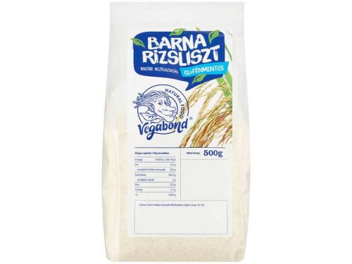 Vegabond Barna Rizsliszt 500g