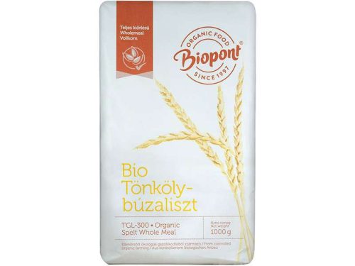 Biopont BIO Tönkölybúzaliszt teljes kiőrlésű (TGL 300) 1 kg