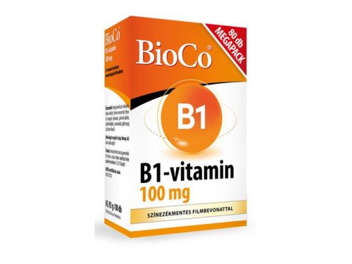 BioCo B1-vitamin 100 mg MEGAPACK 80db