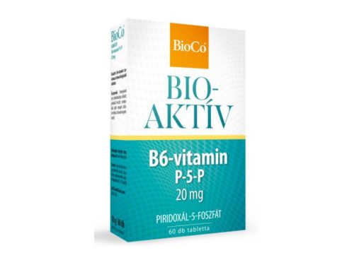 BioCo Bioaktív B6-vitamin P-5-P 20 mg 60db