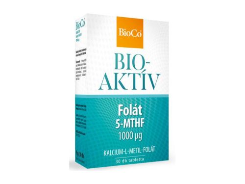 BioCo Bioaktív Folát 5-MTHF 1000 µg 30db