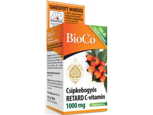 BioCo Csipkebogyós Ret. C-vit. 1000mg CSALÁDI Cs.100db