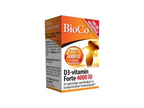 BioCo D3-vitamin Forte 4000 IU 100db