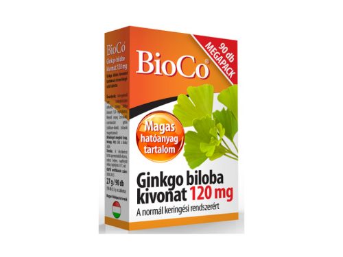 BioCo Gingko Biloba kivonat 120 mg MEGAPACK 90db