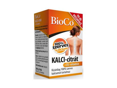 BioCo KALCI-citrát+D3-vitamin 90db