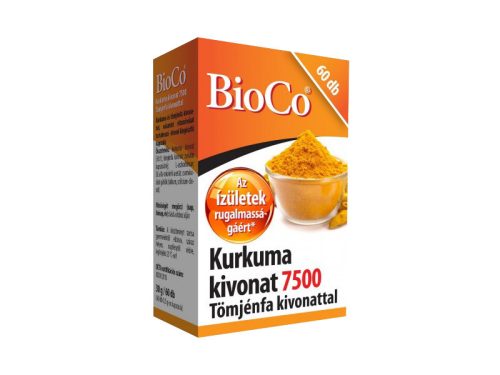 BioCo Kurkuma kivonat 7500 Tömjénfa kivonattal 60db