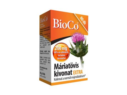 BioCo Máriatövis Extra 200mg, (Kolin 85 mg) 80db