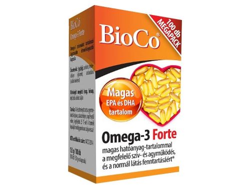 BioCo Omega-3 FORTE MEGAPACK 100db