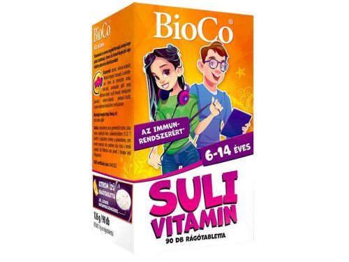 BioCo SULI vitamin 6-14 éveseknek rágótabletta 90db