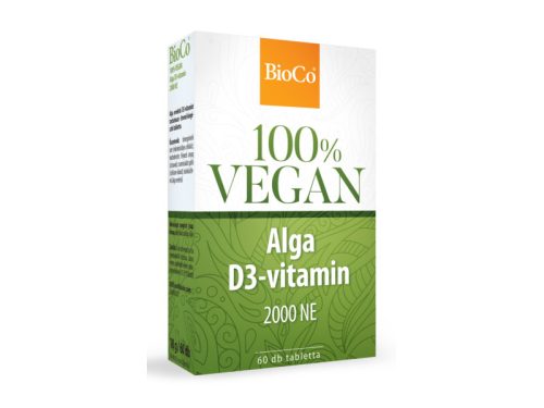 BioCo VEGAN Alga D3-vitamin 2000 NE 60db