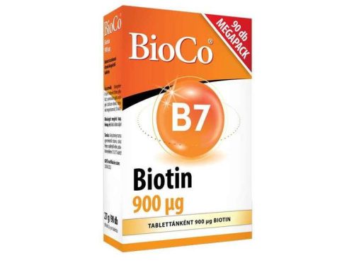 BioCo Biotin 900 µg MEGAPACK 90db