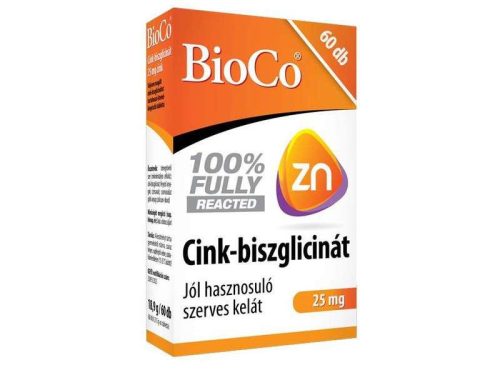 BioCo CINK-biszglicinát 25 mg 60db