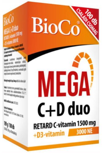 BioCo MEGA C+D duo 100 db filmtabletta