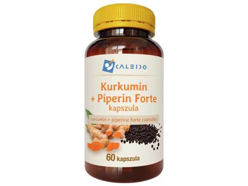 Caleido Kurkumin+Piperin Forte kapszula 60 db