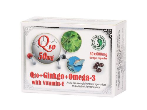 Dr. Chen Q10 50mg Ginkgo Omega-3 kapszula 30db