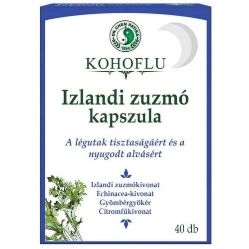 Dr. Chen Kohoflu-Izlandi zuzmó kapszula 40 db