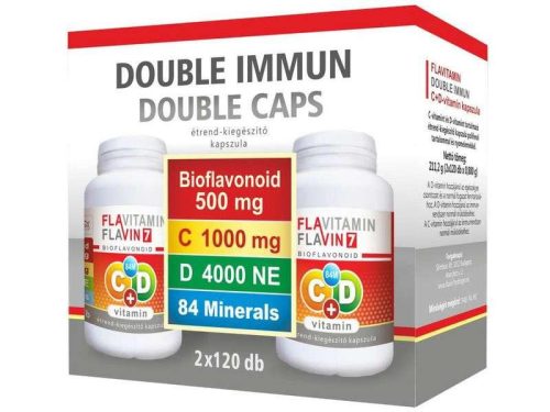 Flavitamin Double Immun C+D vitamin 2 x120 db