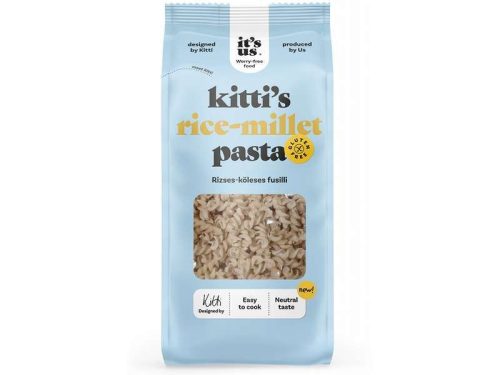 it's us KITTI'S gluténmentes rizses-köleses száraztészta nagykocka 200g