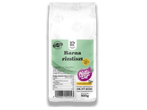 it's us NATURBIT gluténmentes barna rizsliszt 500g