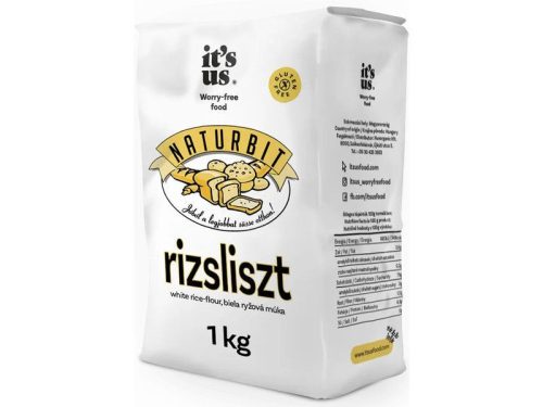 it's us NATURBIT gluténmentes rizsliszt 1kg