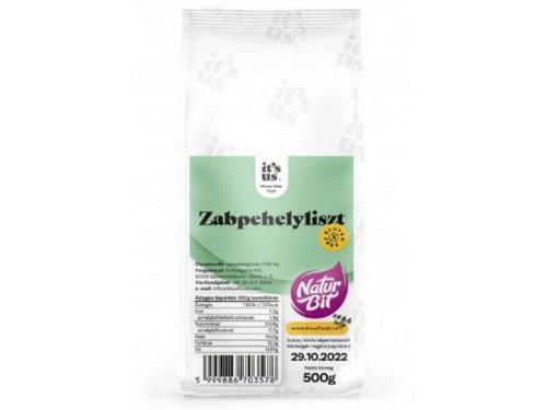 it's us NATURBIT gluténmentes zabpehelyliszt 500g