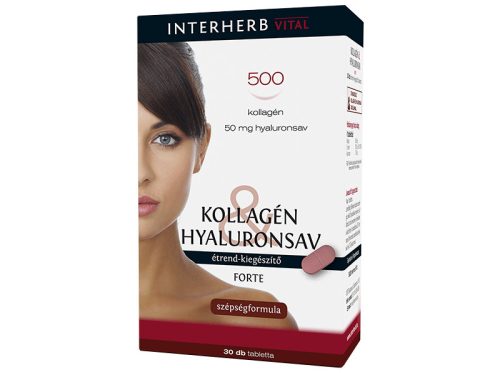 Interherb Kollagén & Hyaluronsav Szépségformula FORTE tabletta 30db