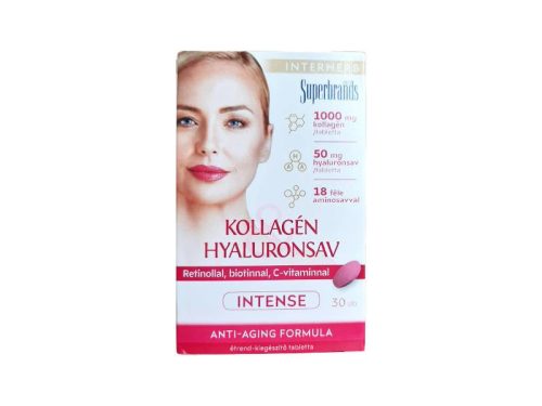 Interherb Kollagén & Hyaluronsav Szépségformula INTENSE tabletta 30db