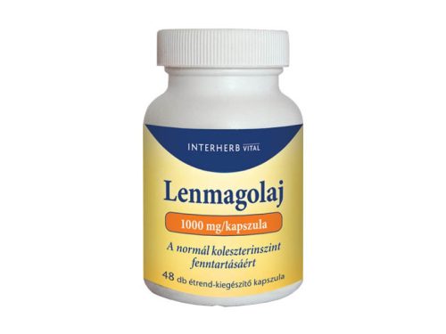 Interherb Lenmagolaj 1000 mg kapszula 48db